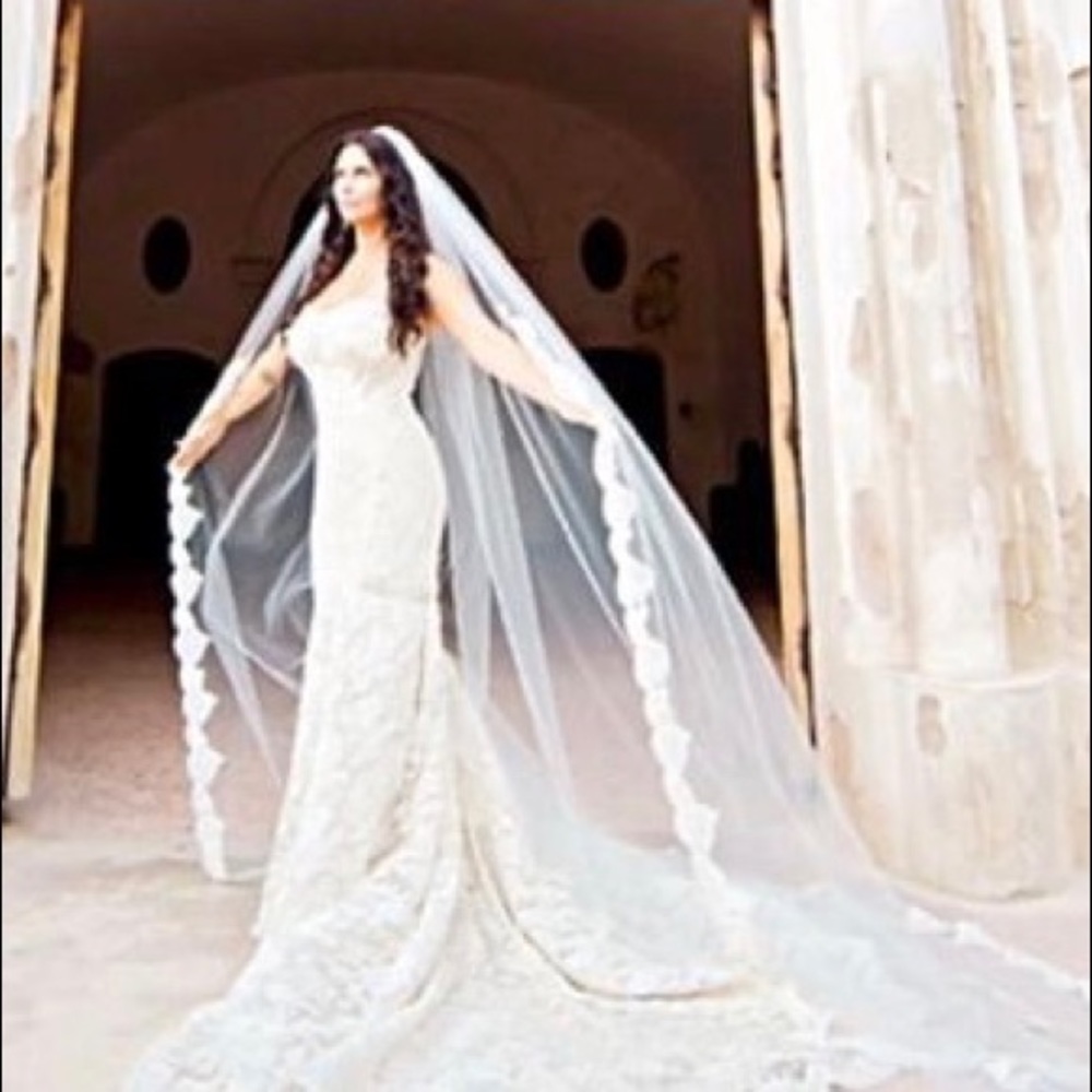 Custom Lazaro Wedding Gown - One of a Kind
